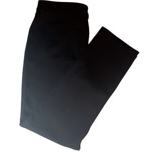 JM Collection Womens Black Pants Size 12 Stretch Career Casual Trousers 34"W EUC